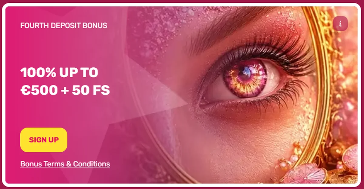 4 24magic fourth deposit bonus card 100 up to 500 50 fs